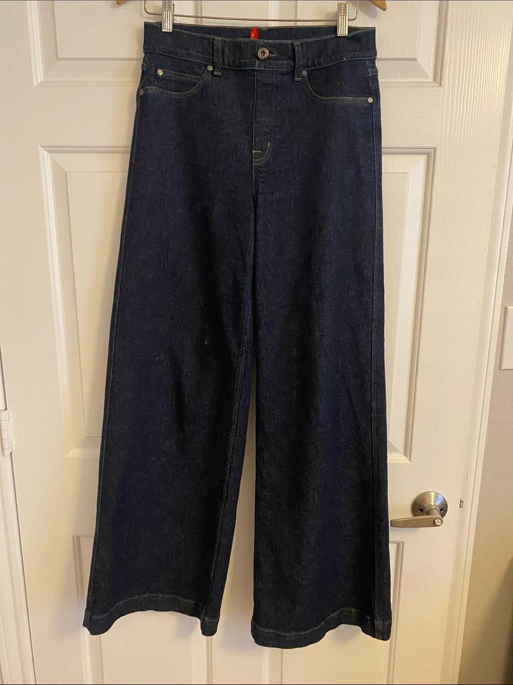 SPANX Navy Wide-Leg Bootcut Jeans for Women